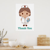 Thank You Nurse Poster (Küche)