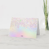 thank you pastel butterfly karte (Rückseite)