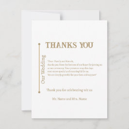 Thank you RSVP karte