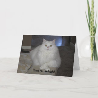 Thank You, Seriously! Dankeskarte