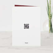 Thank You Snowman with Christmas star Karte (Rückseite)