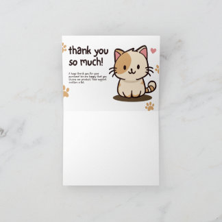 Thank You so much Card Dankeskarte