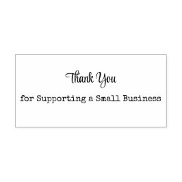 “Thank You” Star Accent Rubber Stamp Permastempel