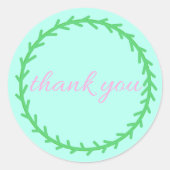 Thank you sticker (Vorderseite)