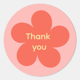 Thank you sticker 