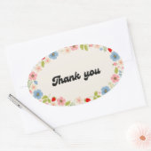 Thank You Sticker – Minimal Elegant Typography Des (Umschlag)