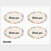 Thank You Sticker – Minimal Elegant Typography Des (Blatt)
