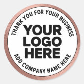 Thank You Stickers Black White Pink (Vorderseite)