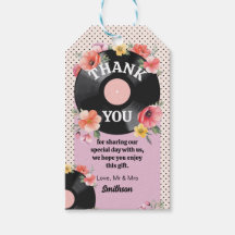 Thank you Tags Wedding Records Music Florals