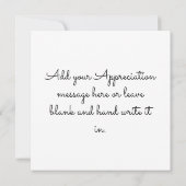 Thank you Teacher Appreciation card (Rückseite)