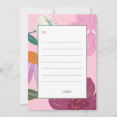 Thank You Teacher Card Einladung (Rückseite)