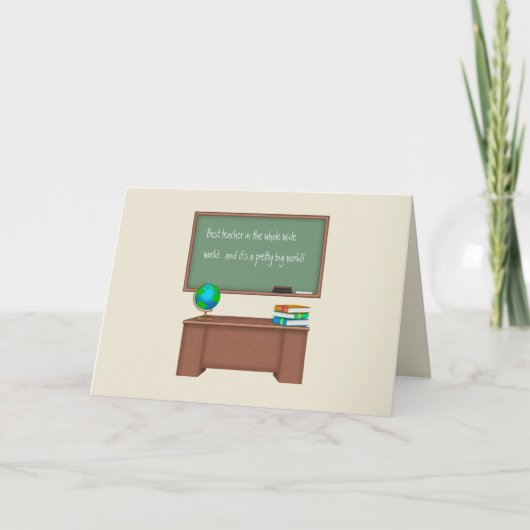 Thank You Teacher Cards Dankeskarte (Vorderseite)