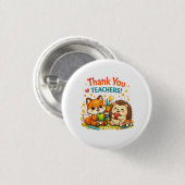 Thank You Teachers Button  (Vorne & Hinten)