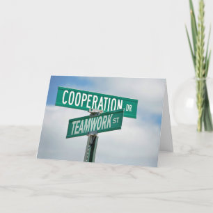 Thank You to Employee Dankeskarte