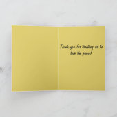 Thank You to My Piano Teacher Dankeskarte (Innenseite)