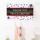 Thank You Truck Drivers | Trucker Appreciation Banner (Insitu)