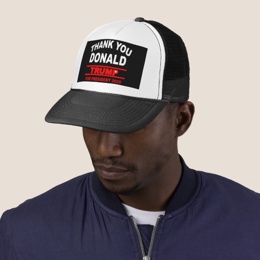 THANK YOU TRUMP 2020 TRUCKERKAPPE (Beispiel)