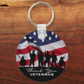 Thank You Veterans Schlüsselanhänger (Vorderseite)