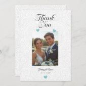 Thank You - Wedding Card Einladung (Vorne/Hinten)