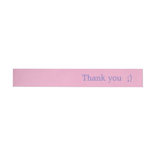 Thank you wraping  label great for seal (Person)