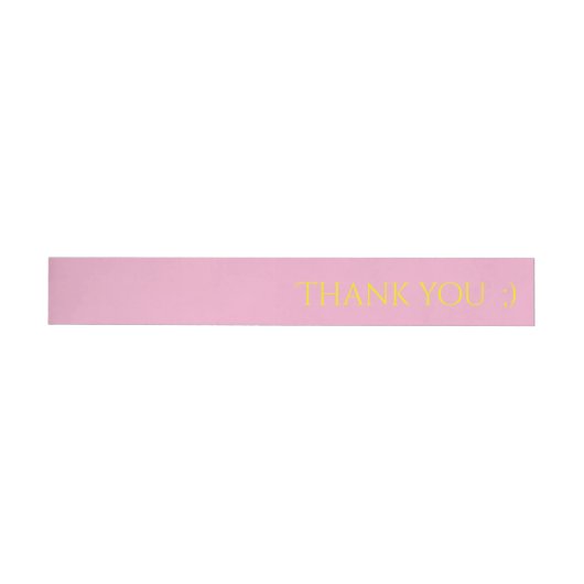 Thank you wraping label great for seal (Person)