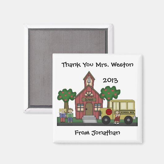 Thank Your Teacher - Magnet by SRF (Vorderseite/Rückseite)