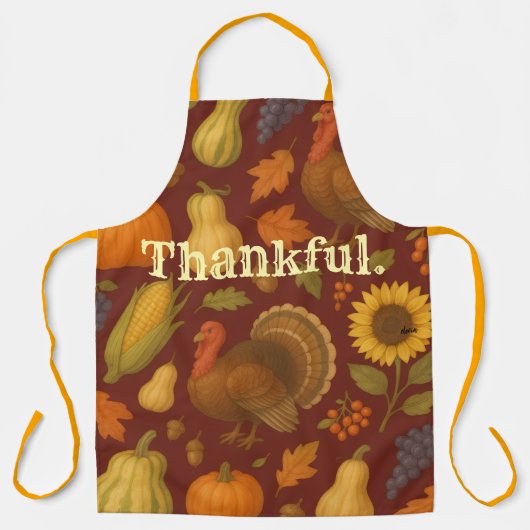 Thankful Apron Schürze (Vorderseite)