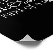 Thankful Blessed Kind Of A Mess Thanksgiving Motiv Poster (Ecke)