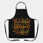 Thankful Blessed Stuffed Apron Schürze (Vorderseite)
