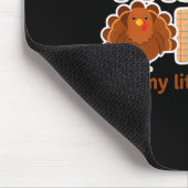 Thankful For My Little Turkeys Teacher Thanksgivin Mousepad (Ecke)