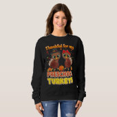 Thankful For My Preschool Turkeys Thanksgiving Tea Sweatshirt (Vorne ganz)