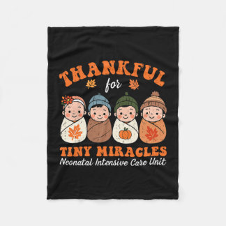 Thankful For Tiny Miracles Nicu  Fleecedecke