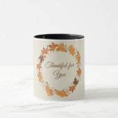 Thankful for You Fall Thank You Cards Tasse (Zentrum)