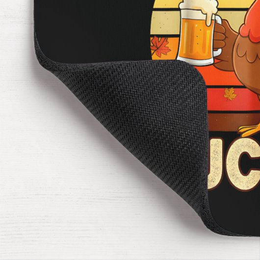 Thankful For You Forers Thanksgiving Happy Turkey Mousepad (Ecke)