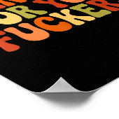 Thankful For You Forers Thanksgiving Happy Turkey  Poster (Ecke)