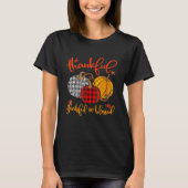 Thankful Grateful Blessed Autumn Fall Pumpkin Outf T-Shirt (Vorderseite)