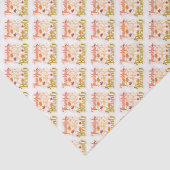 Thankful Grateful Blessed: Autumn’s Heartbeat Seidenpapier (Detail)