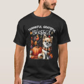 Thankful Grateful Blessed Chihuahua Dog Fall Y all T-Shirt (Vorderseite)