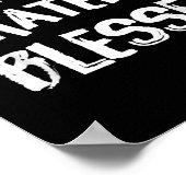 Thankful Grateful Blessed Christmas Shirts For Men Poster (Ecke)