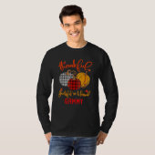 Thankful Grateful Blessed Gammy Autumn Fall Pumpki T-Shirt (Vorne ganz)