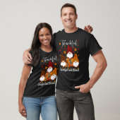Thankful Grateful Blessed Gnome Thanksgiving Fall T-Shirt (Unisex)