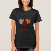 Thankful Grateful Blessed Lolly Autumn Fall Pumpki T-Shirt (Vorderseite)