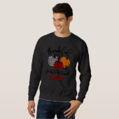 Thankful Grateful Blessed Momo Autumn Fall Pumpkin Sweatshirt (Vorne ganz)