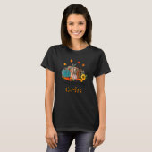 Thankful Grateful Blessed Oma Pumpkins Thanksgivin T-Shirt (Vorne ganz)