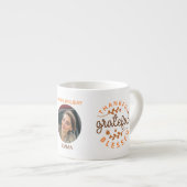 Thankful Grateful Blessed Thanksgiving Photo Espressotasse (Vorderseite Rechts)