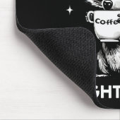 Thankful Grateful Slightly Feral Funny Raccoon Aut Mousepad (Ecke)