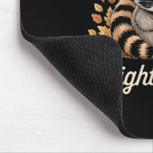 Thankful Grateful Slightly Feral Raccoon Cozy Autu Mousepad (Ecke)