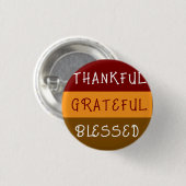 Thankful—Greatful—Blessedful pin button (Vorne & Hinten)