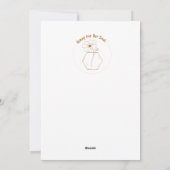 Thankful Greeting Card Feiertagskarte (Rückseite)