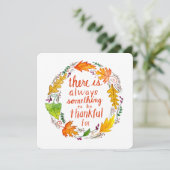 Thankful Greeting Card Karte (Stehend Vorderseite)